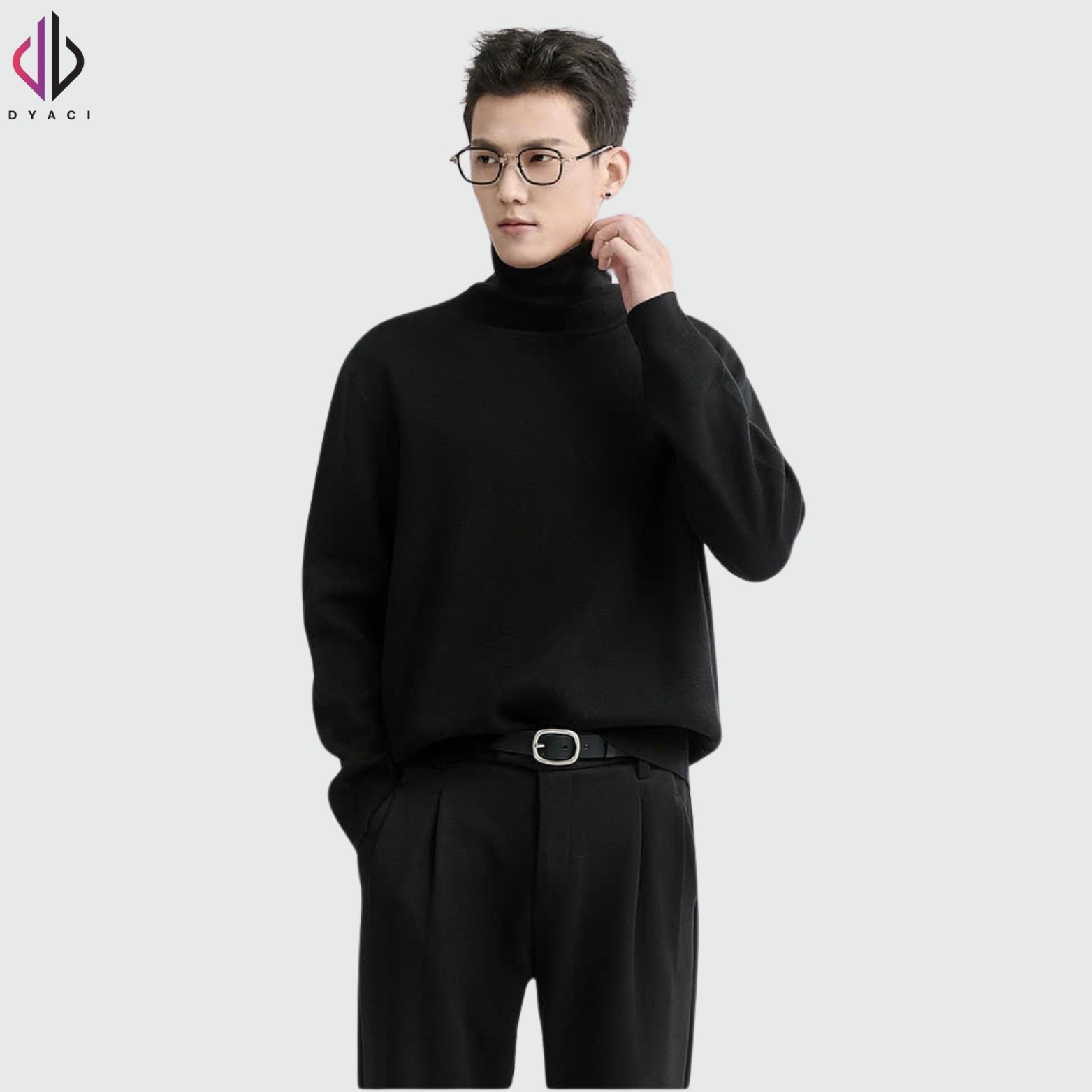 Áo Len Nam Nữ Cổ Lọ Quảng Châu Form Basic Dài Tay Dày Dặn Mềm Mịn Cực Ấm Hàn Quốc Nhiều Màu DYACI AL83