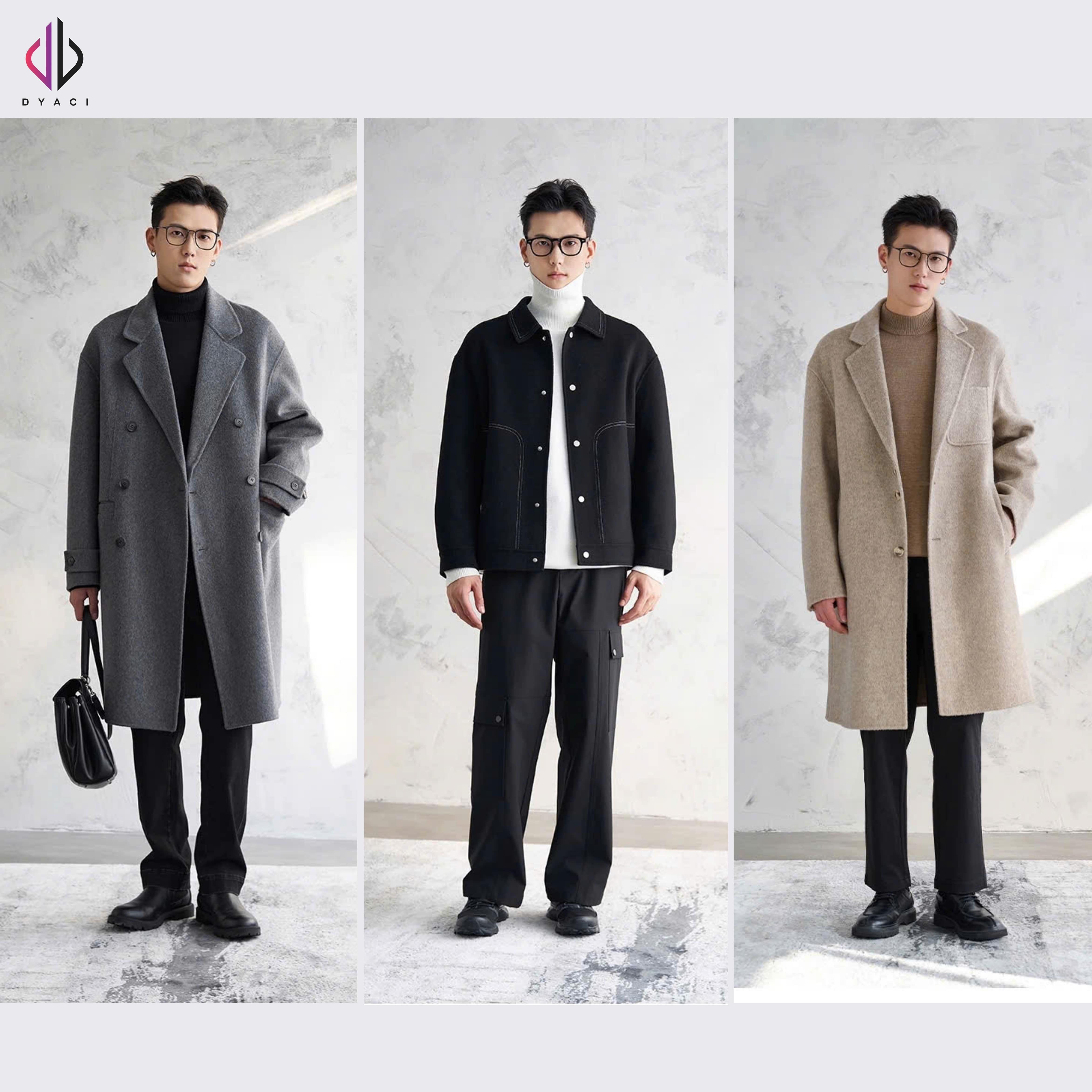 Áo Len Nam Nữ Cổ Lọ Quảng Châu Form Basic Dài Tay Dày Dặn Mềm Mịn Cực Ấm Hàn Quốc Nhiều Màu DYACI AL83