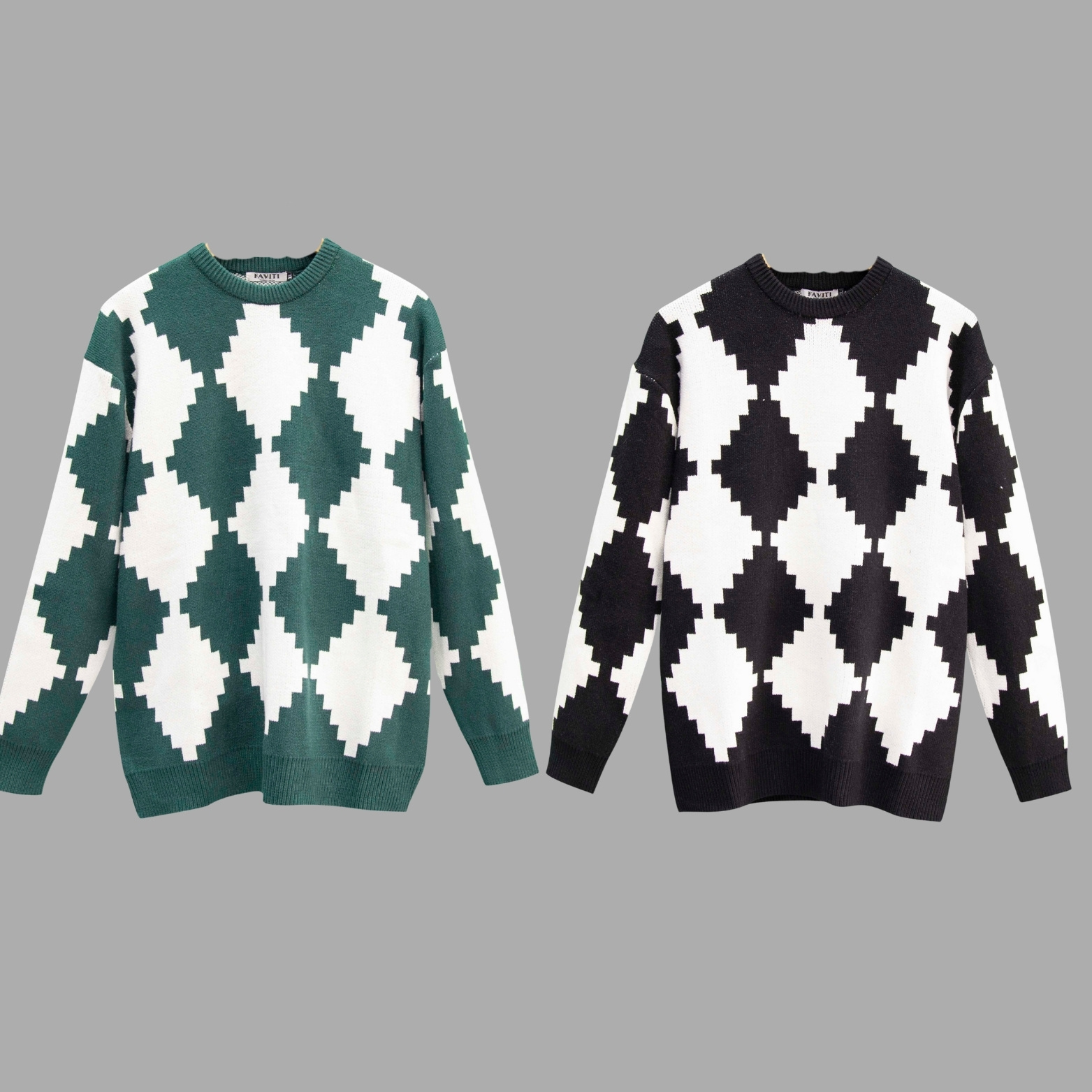 Áo Len Unisex Nam Nữ Sweater Cổ Tròn Dài Tay Hoạ Tiết Chất Dày Dặn Cao Cấp Phong Cách Ullzang Hàn Quốc DYACI AL37