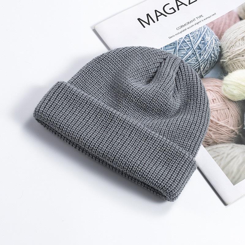 Mũ Len Nam DYACI Unisex Beanie Giữ Ấm Retro Phong Cách Hàn Quốc Thu Đông ML55