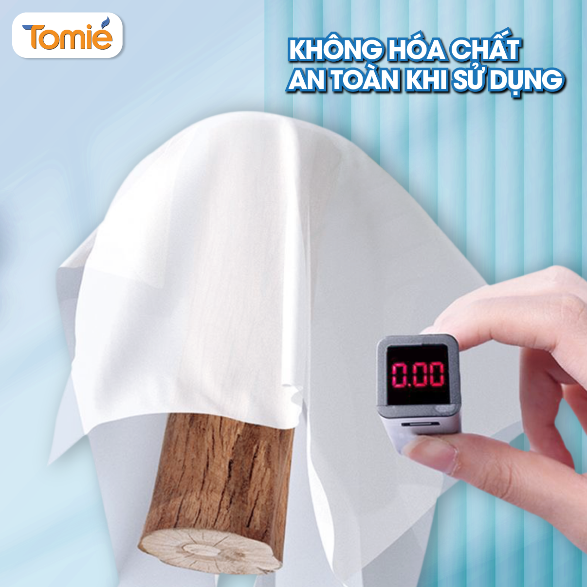 Giấy rút TOMIÉ 300 tờ/gói , 10 gói/Lốc, 100 gói/bịch
