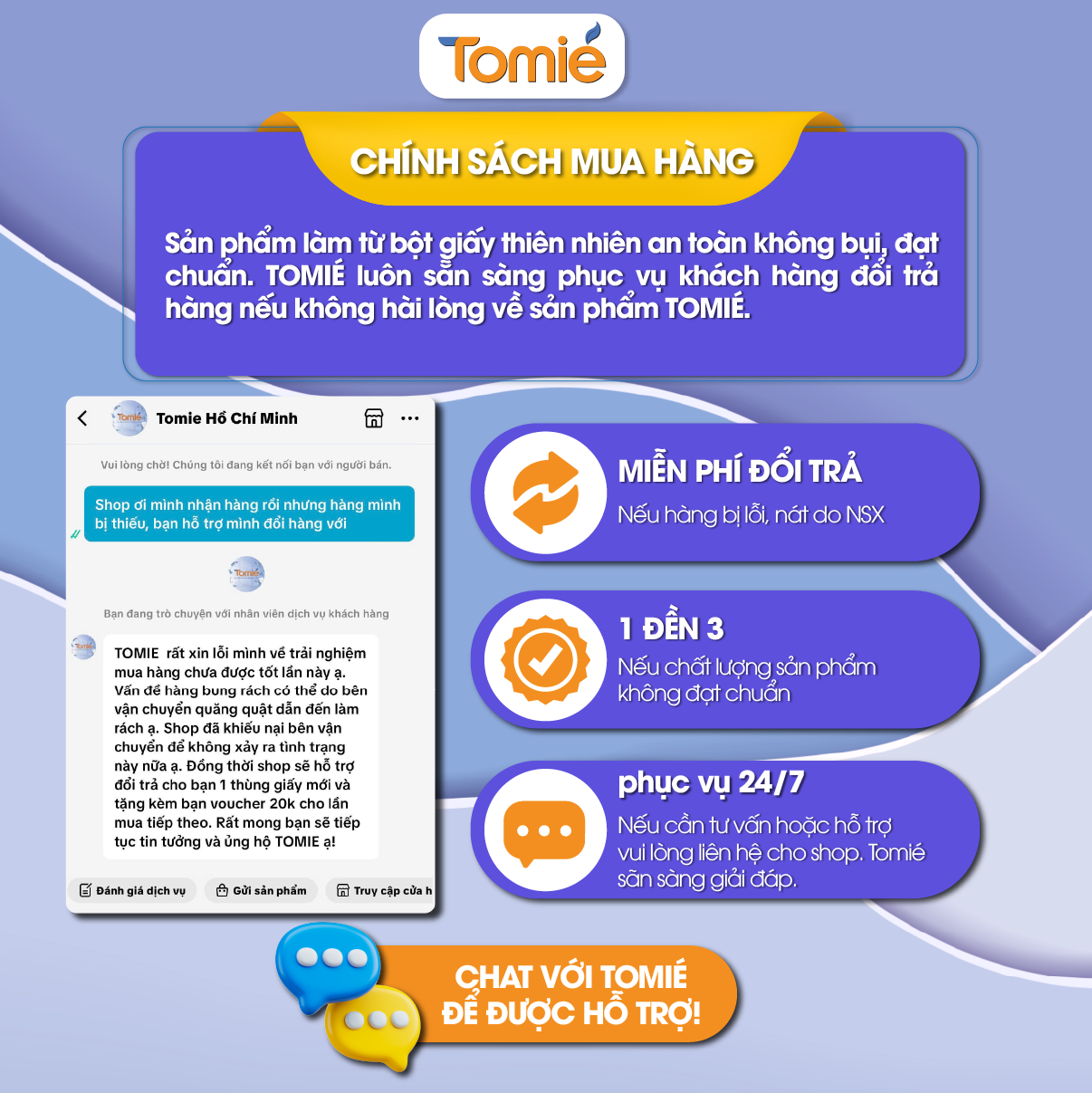Khăn giấy lụa TOMIÉ 600 tờ; 20 gói/thùng