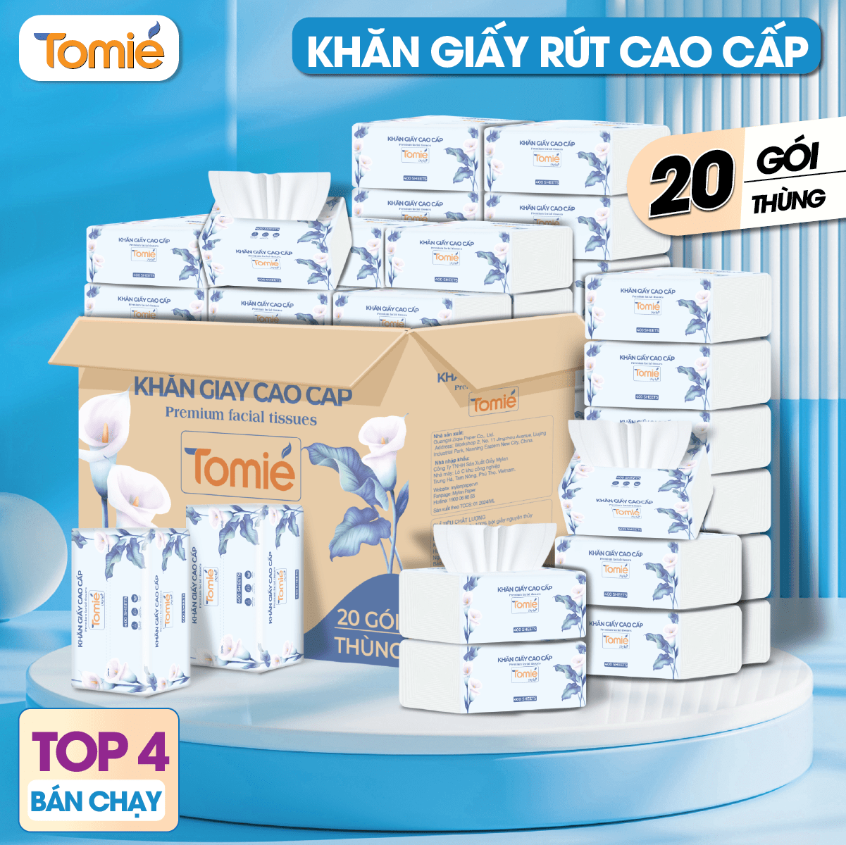 Giấy rút 400 tờ
