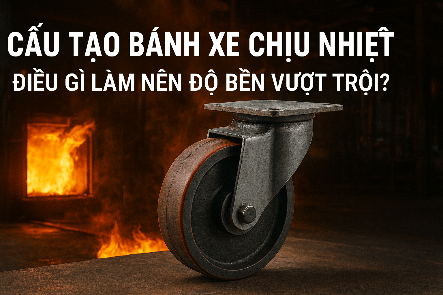 Cấu Tạo Và Vật Liệu Của Bánh Xe Chịu Nhiệt