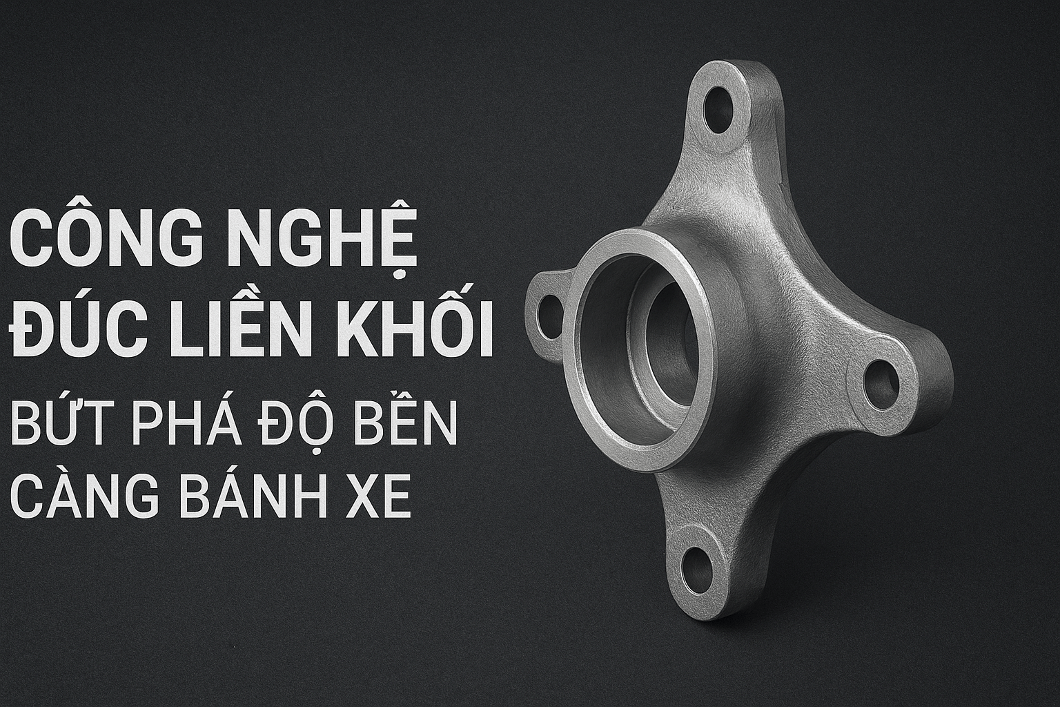 Công Nghệ Đúc Liền Khối – Bước Tiến Vượt Bậc Trong Sản Xuất Càng Bánh Xe Nâng