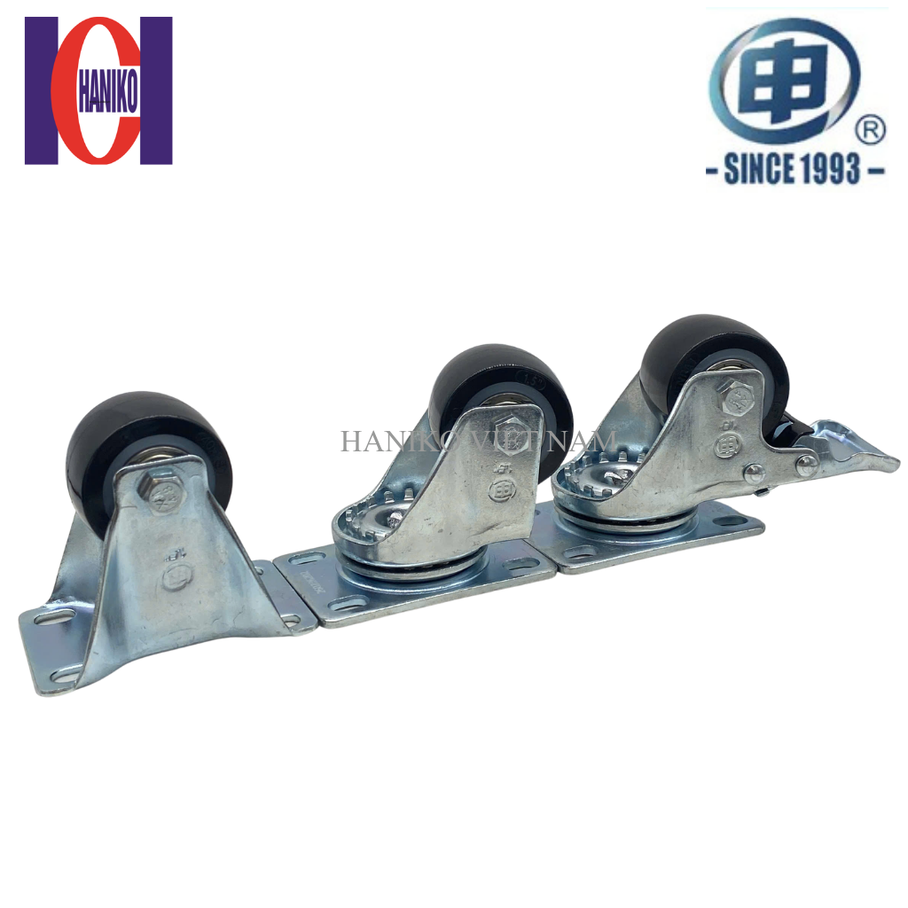 Bánh xe shenpai PU 40 xoay khóa 18A02-1751