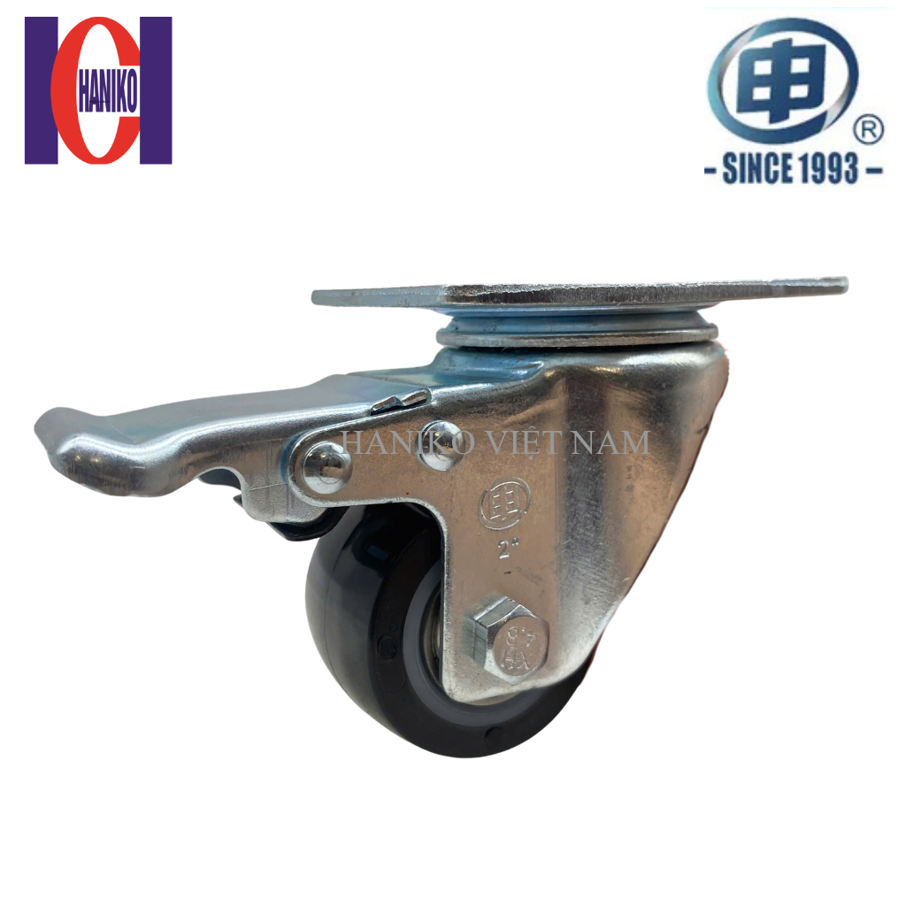 Bánh xe shenpai PU 40 xoay khóa 18A02-1751