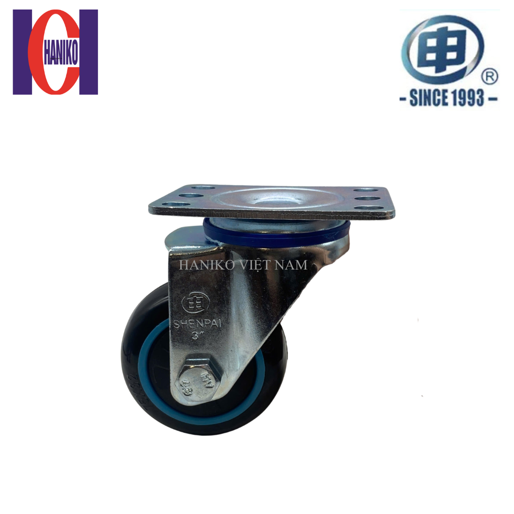 Bánh xe shenpai PU 75 xoay 20A01-1354