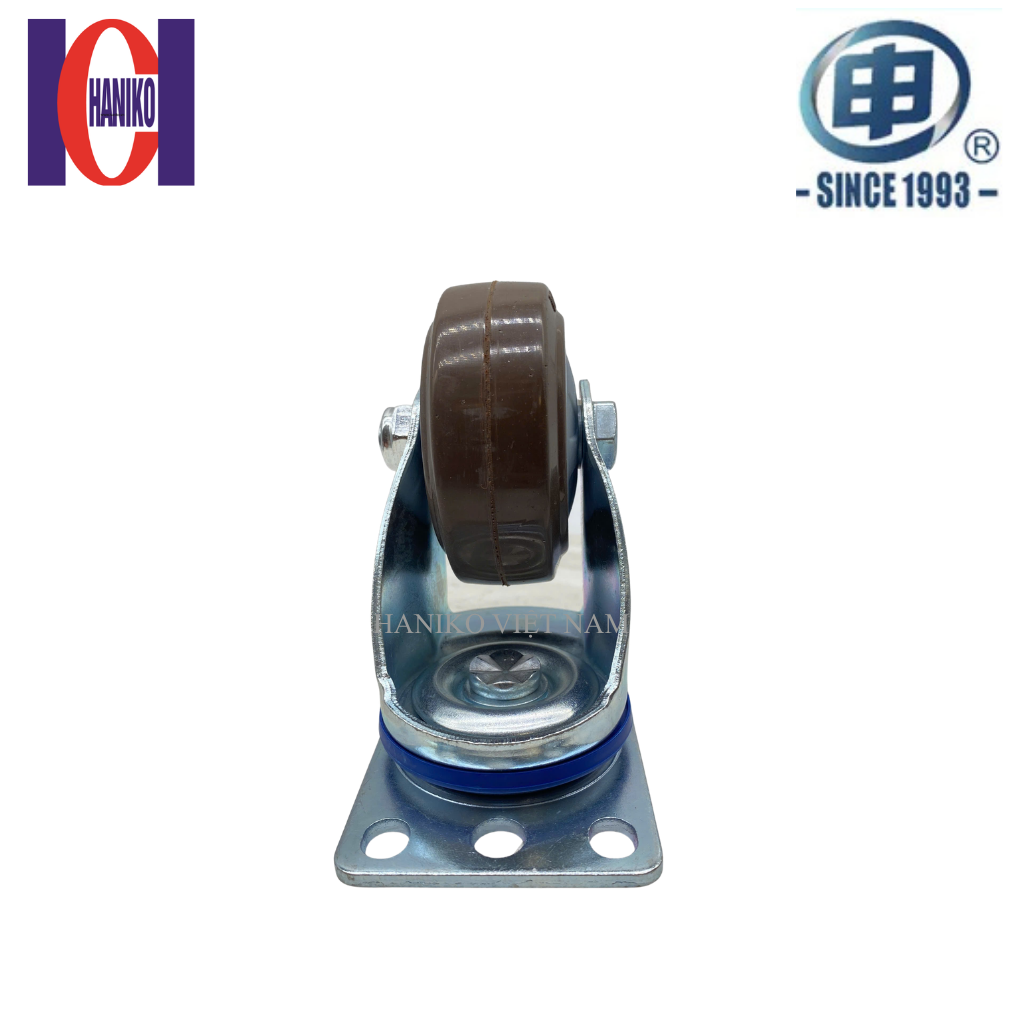 Bánh xe shenpai cao su 75 xoay 20A01-1538