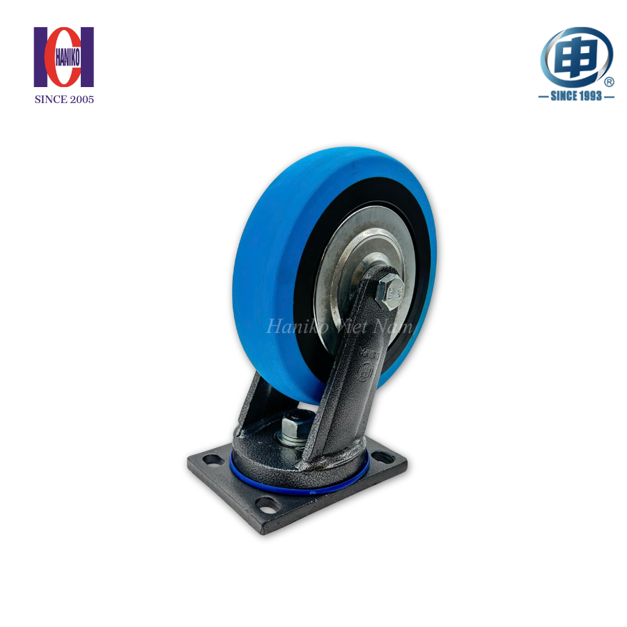 Bánh xe shenpai nylon phi 200 xoay