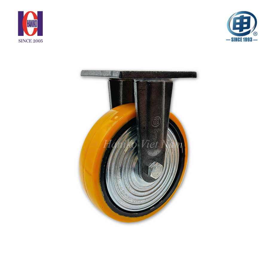 Bánh xe shenpai PU phi 200 cố định