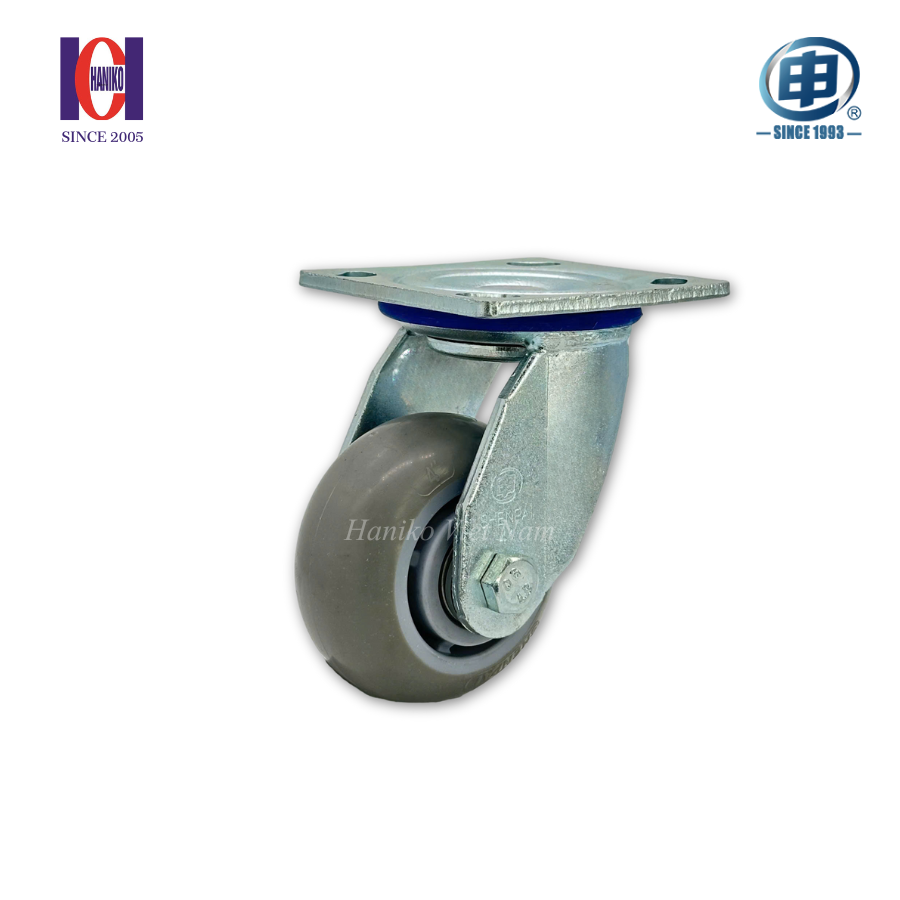 Bánh xe shenpai TPR phi 100 xoay bản 50