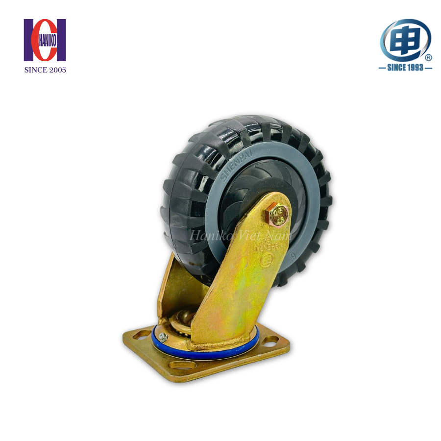 Bánh xe shenpai PU phi 150 xoay bản 50