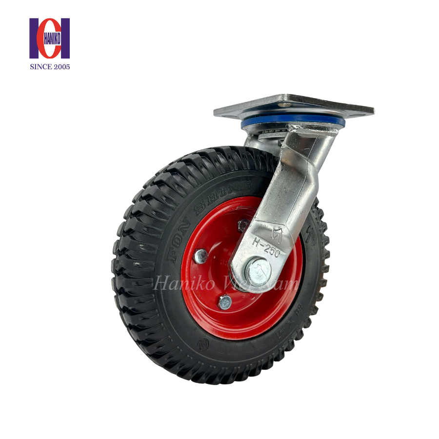 Bánh xe cày fonshing L1 phi 200 Xoay (H250)