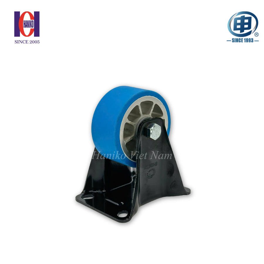 Bánh xe shenpai nylon cốt nhôm phi 100 cố định