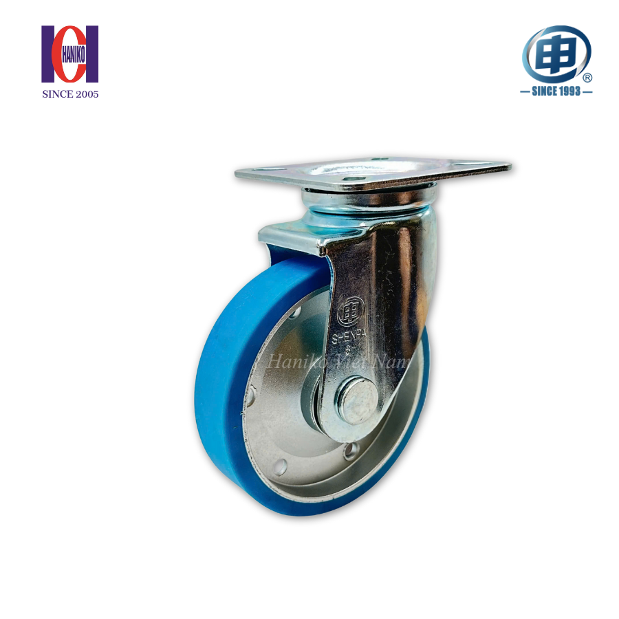 Bánh xe shenpai nylon phi 150 xoay