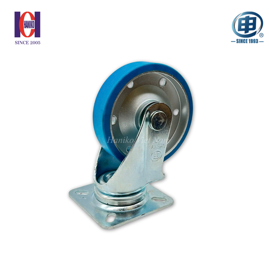 Bánh xe shenpai nylon phi 150 xoay