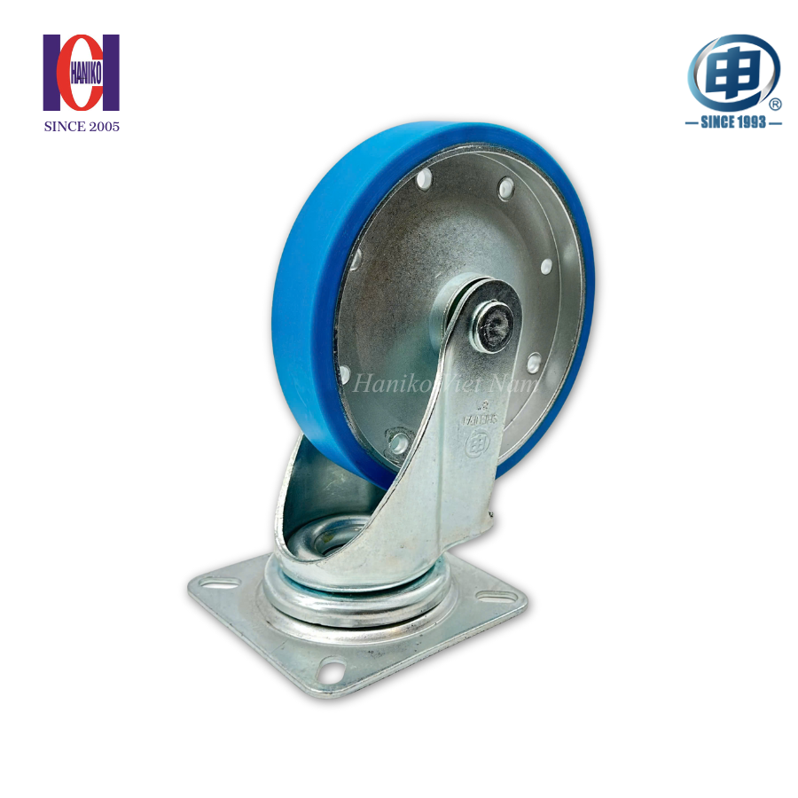 Bánh xe shenpai nylon phi 200 xoay