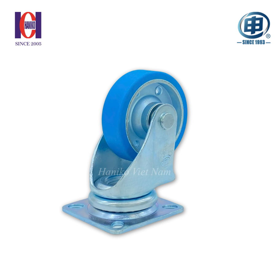 Bánh xe shenpai nylon phi 100 xoay