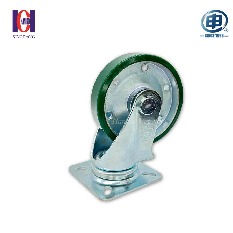 Bánh xe shenpai PU phi 150 xoay bản 38