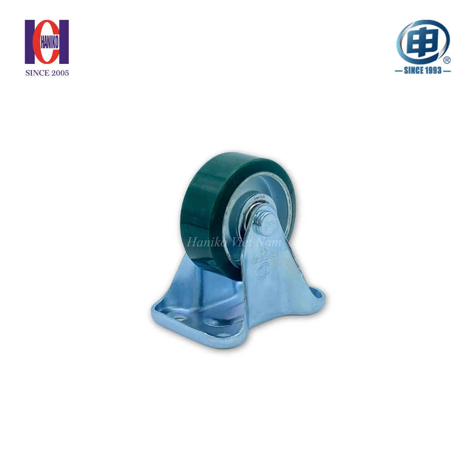 Bánh xe shenpai PU phi 75 cố định