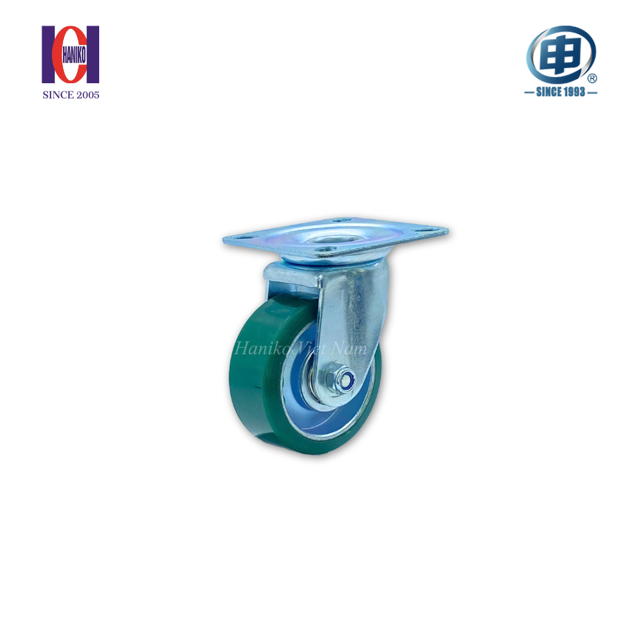 Bánh xe shenpai PU phi 75 xoay