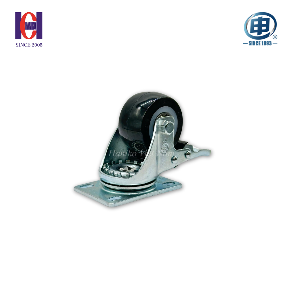 Bánh xe shenpai PU phi 50 xoay khóa