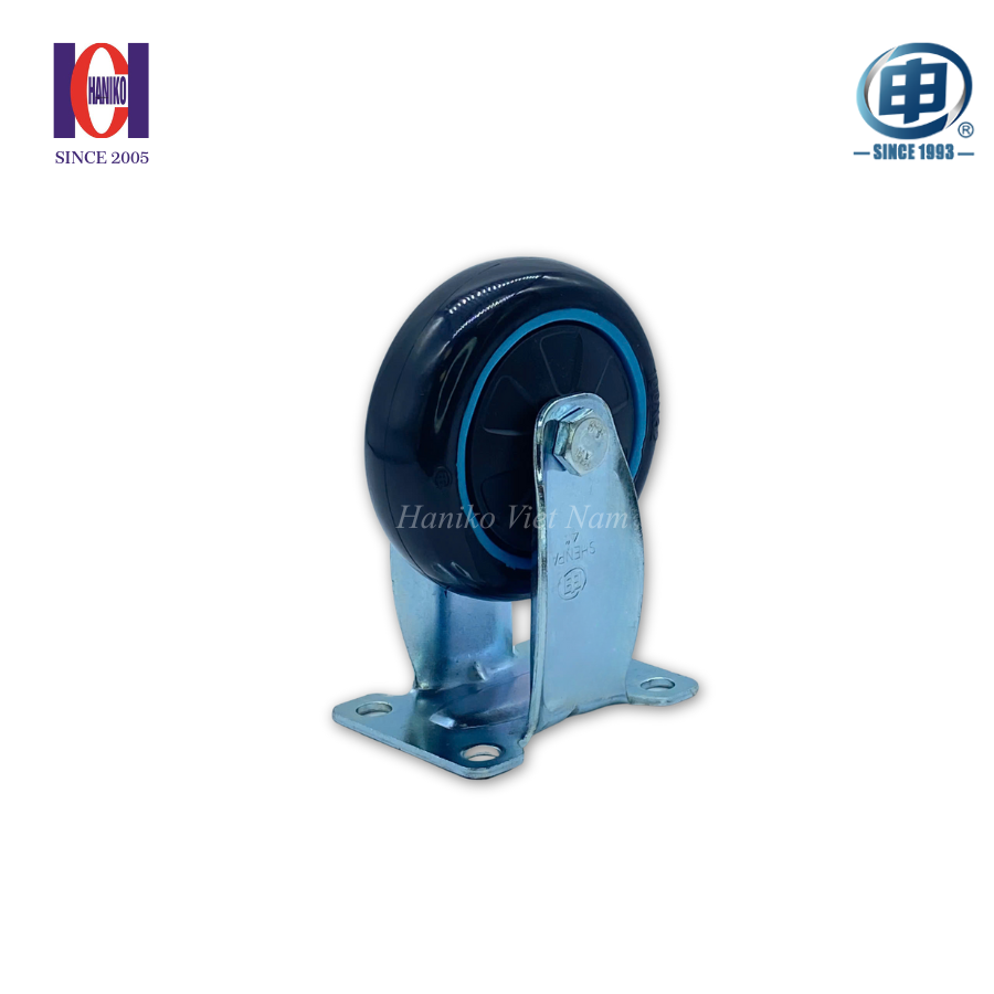 Bánh xe shenpai PU phi 100 cố định bản 32