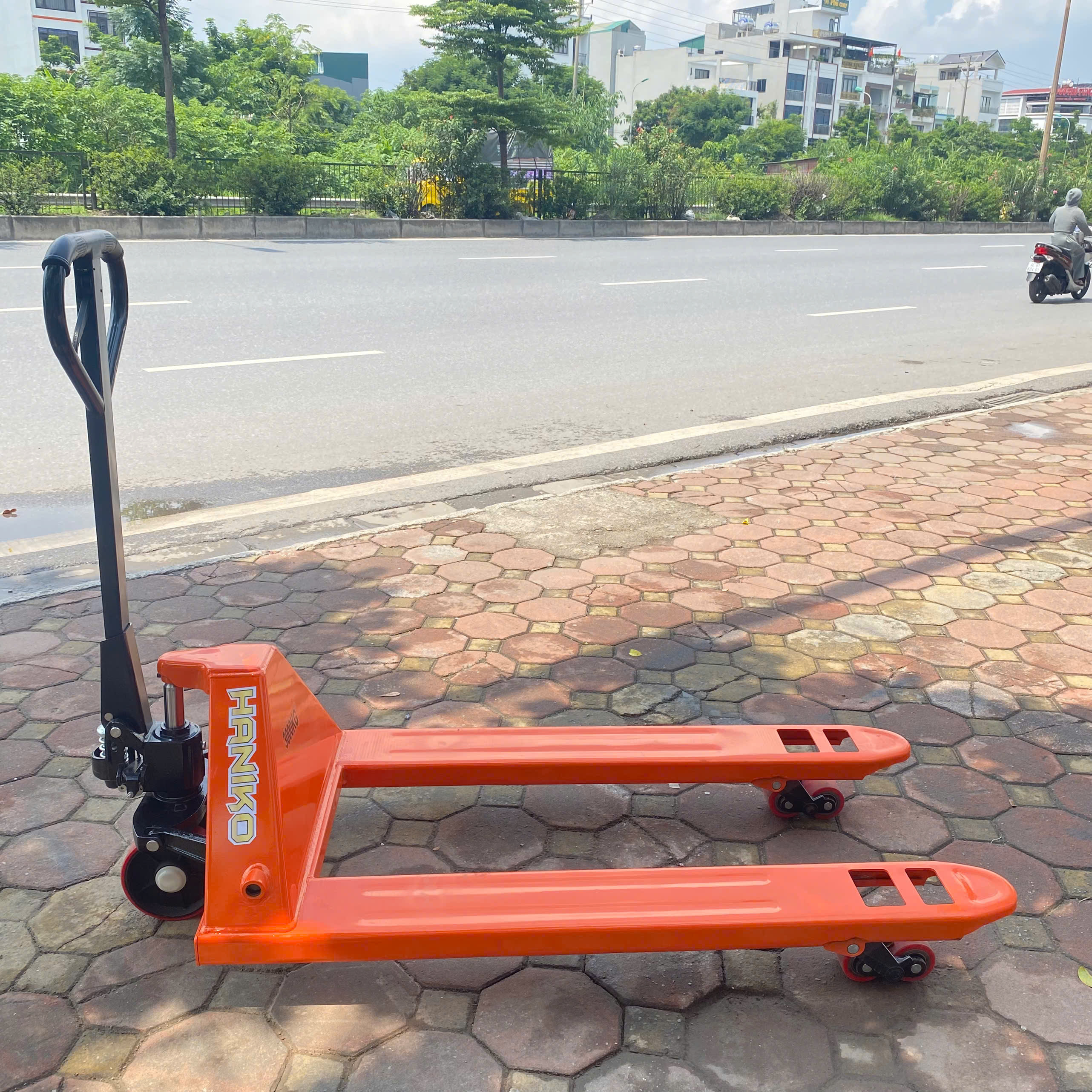 Xe nâng tay thấp 3000kg càng rộng 685x1220