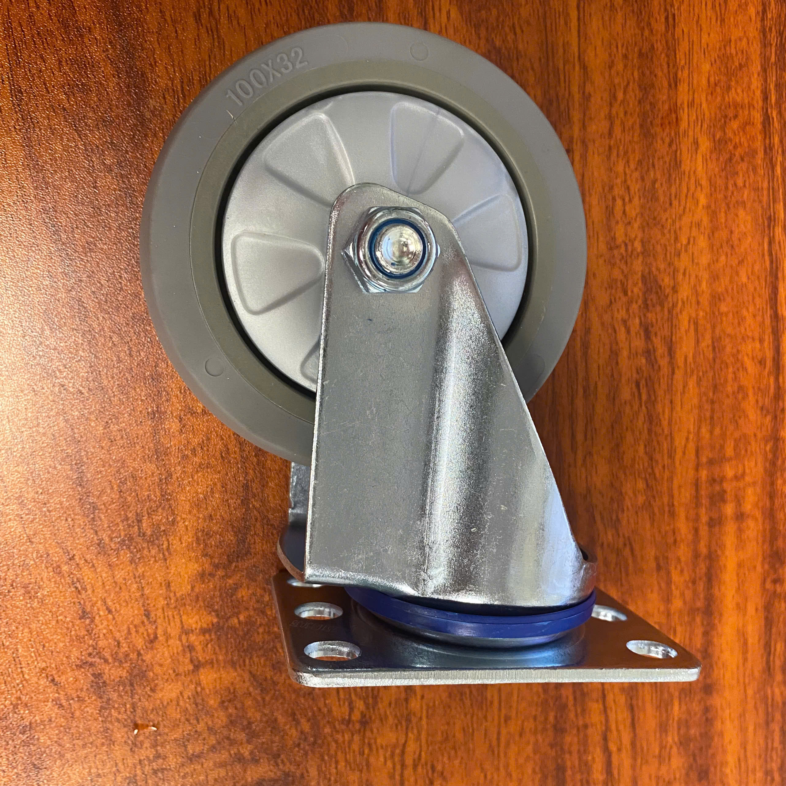 Bánh xe TPR xám shenpai 20A19-1594 phi 100 X