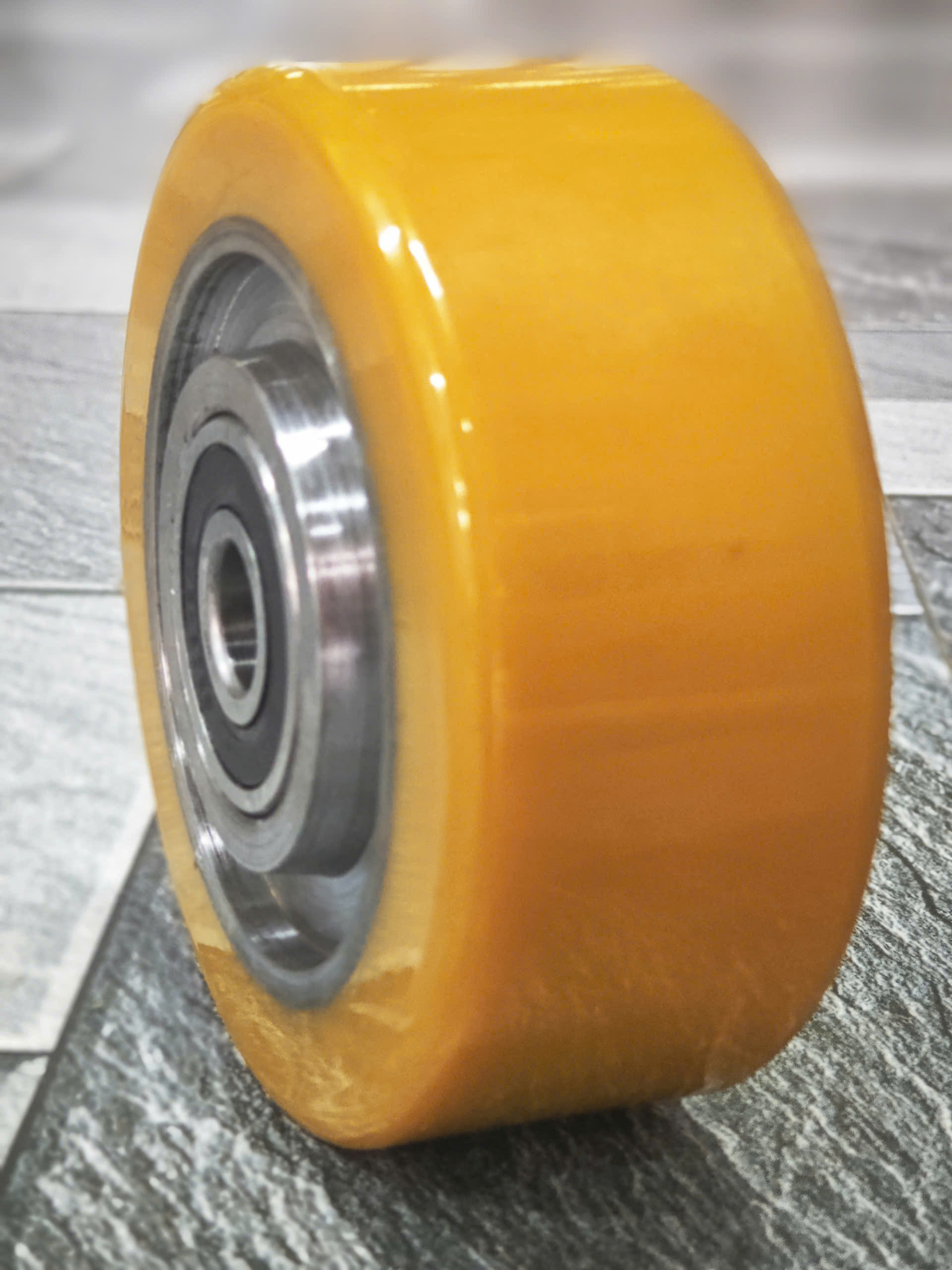 Bánh xe nâng PU 125x55mm có bi