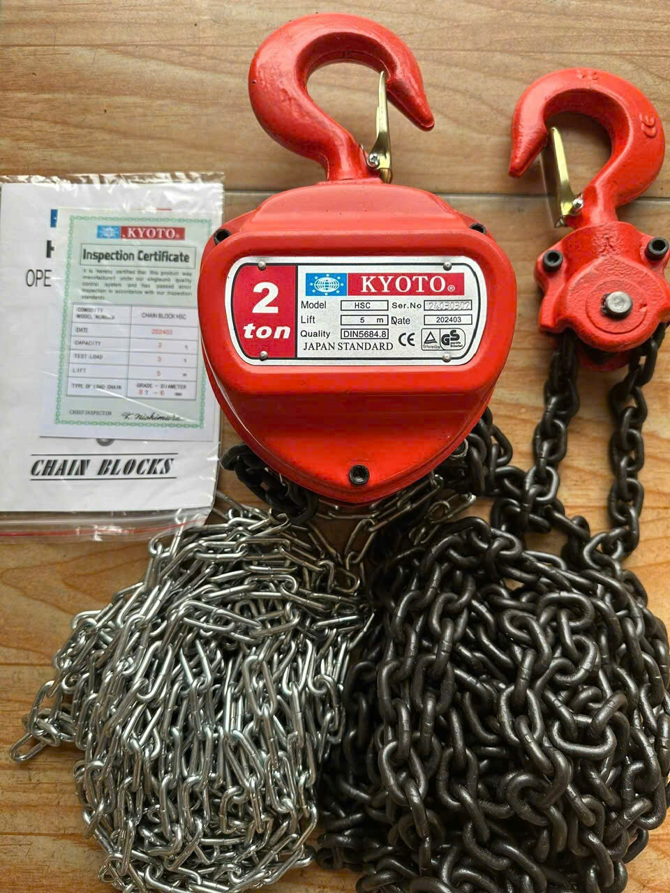 Palang xích KYOTO 2T-2.5M