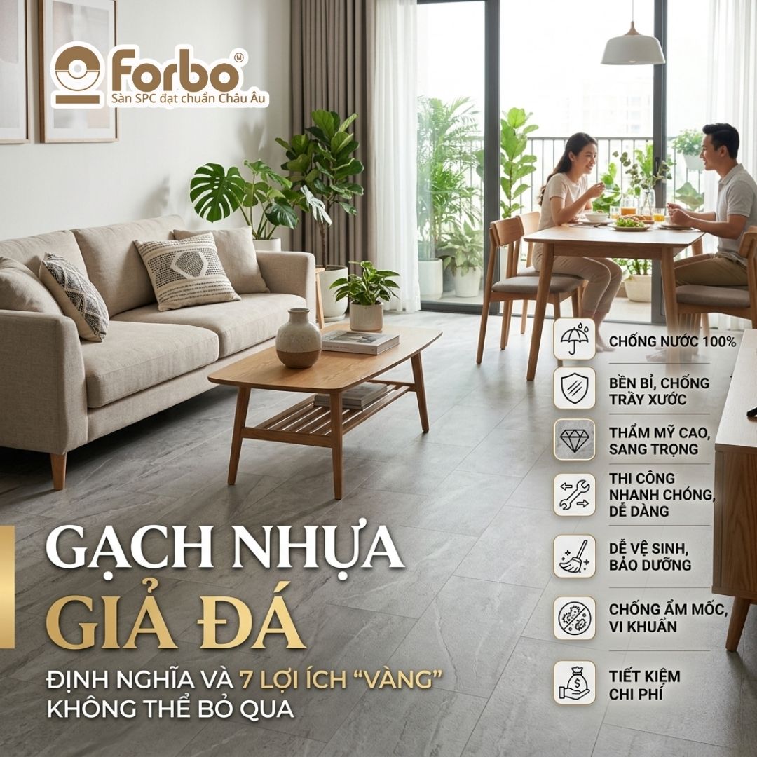 GẠCH NHỰA GIẢ ĐÁ: ĐỊNH NGHĨA VÀ 7 LỢI ÍCH 