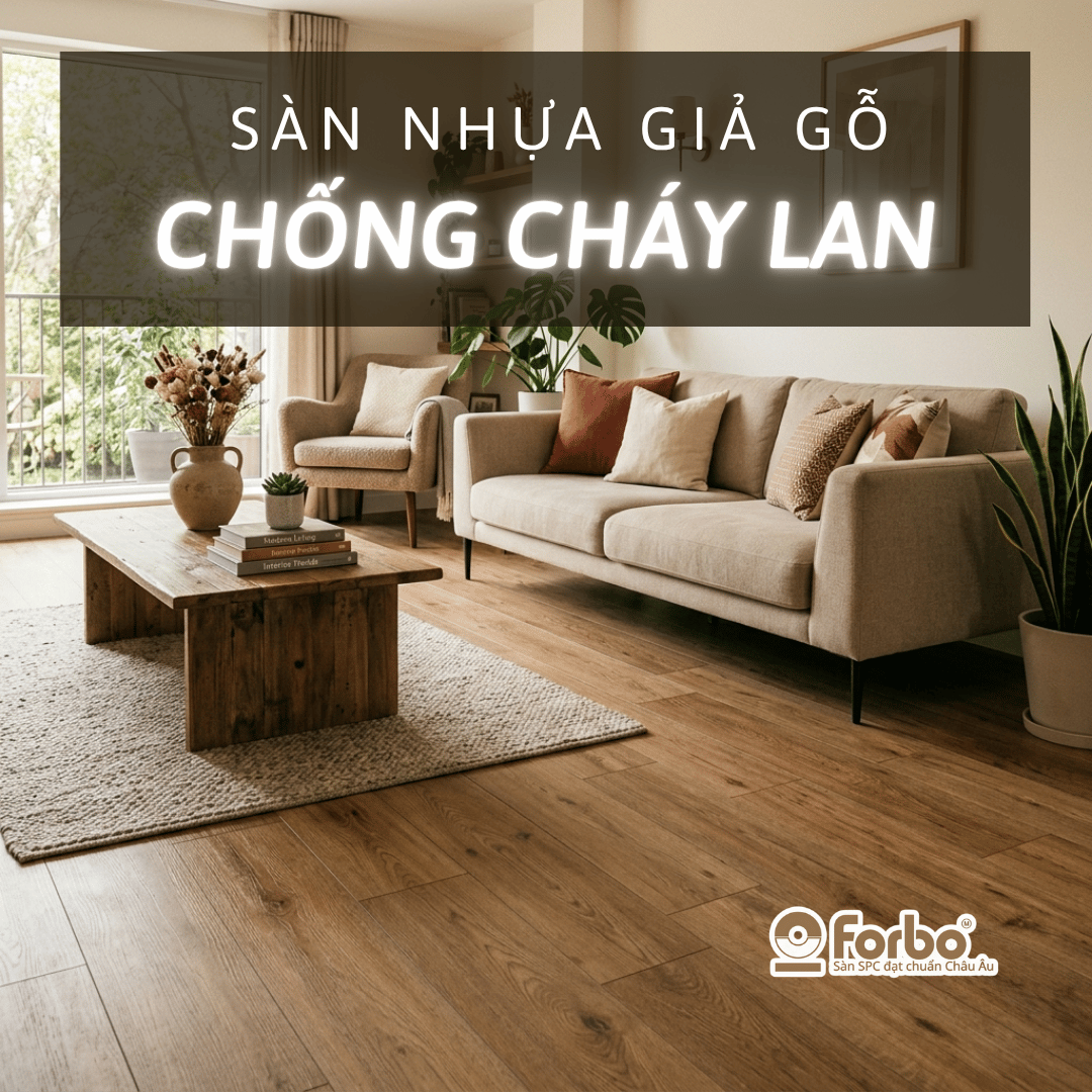 SÀN NHỰA HAY SÀN GỖ CÔNG NGHIỆP CHỐNG CHÁY LAN: SO SÁNH CHI TIẾT