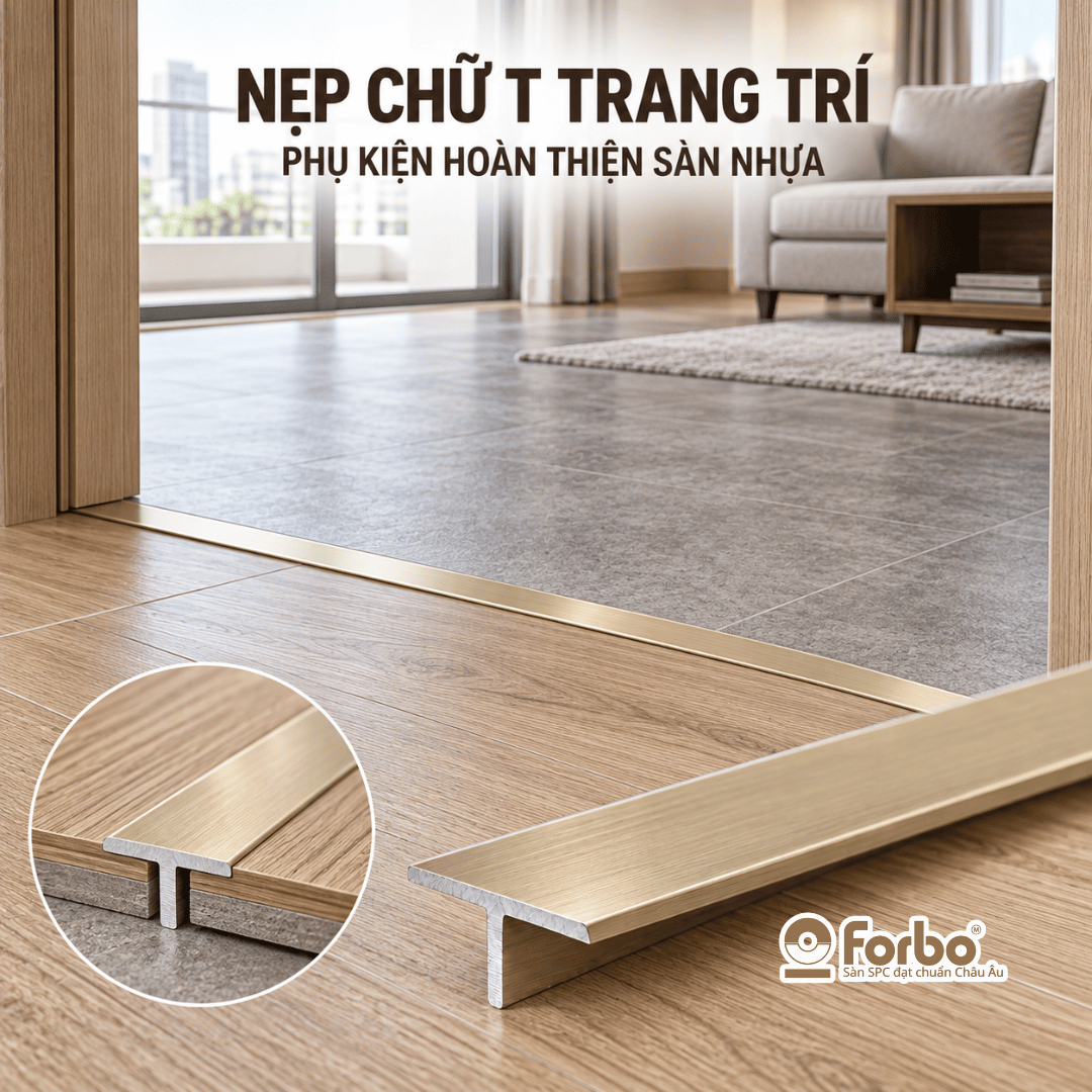 NẸP CHỮ T TRANG TRÍ VÀ CÁC ỨNG DỤNG ĐA NĂNG TRONG ĐỜI SỐNG