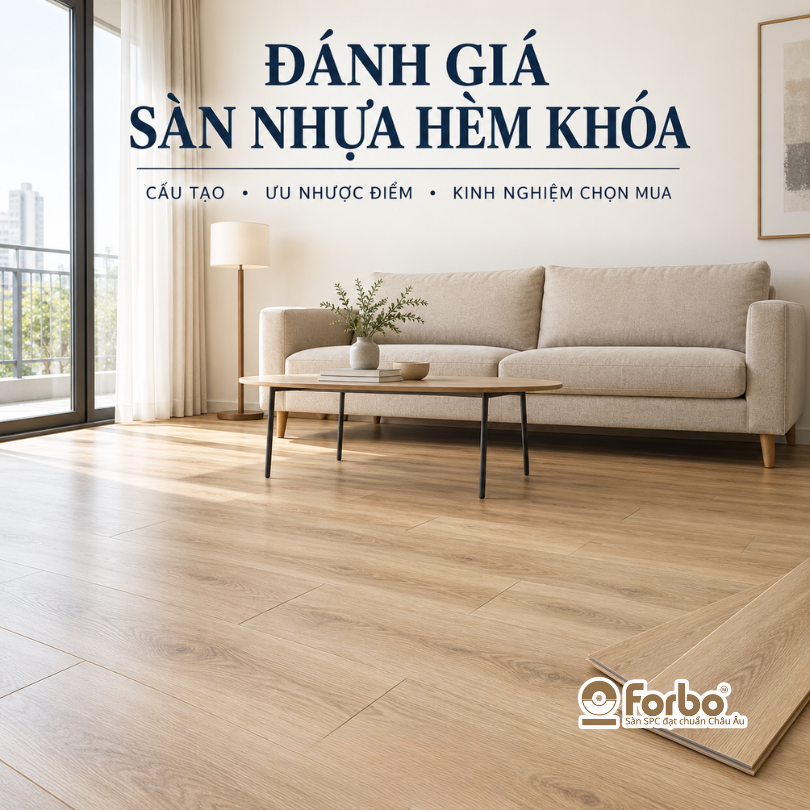ĐÁNH GIÁ SÀN NHỰA HÈM KHÓA: CẤU TẠO, ƯU NHƯỢC ĐIỂM VÀ KINH NGHIỆM CHỌN MUA