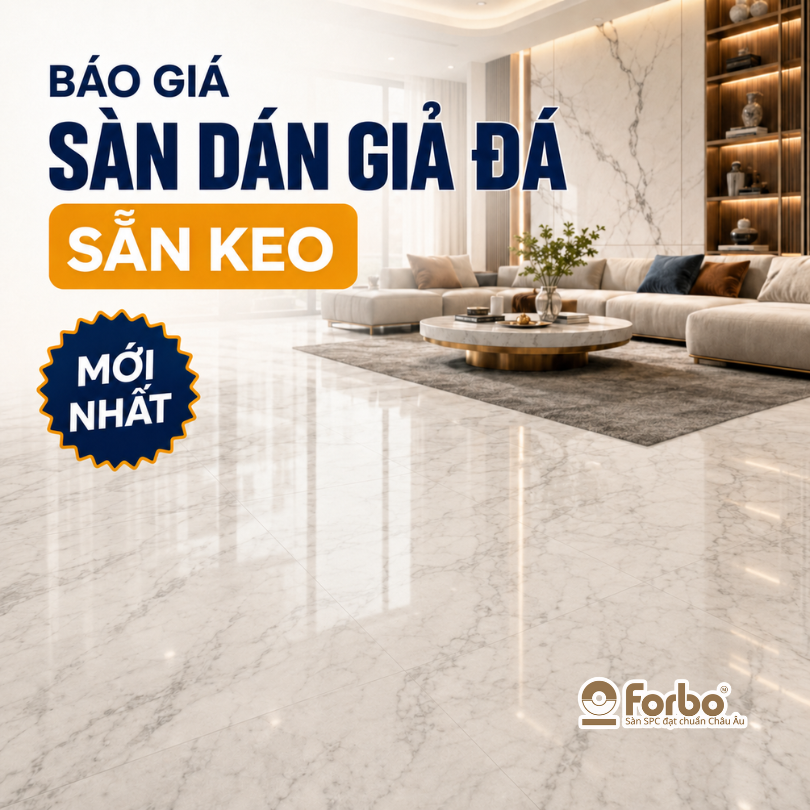 GIÁ CÁC LOẠI SÀN NHỰA GIẢ ĐÁ, ĐẶC ĐIỂM VÀ CÁC MẪU VÂN ĐẸP 2027