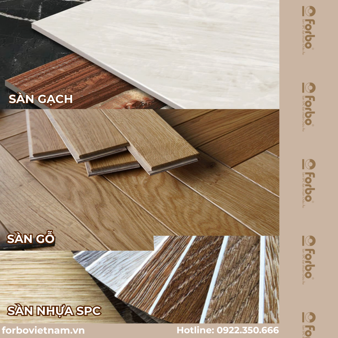 Sàn Gạch, Sàn Gỗ, Sàn Nhựa SPC: Lựa Chọn Nào Cho Quán Cafe?