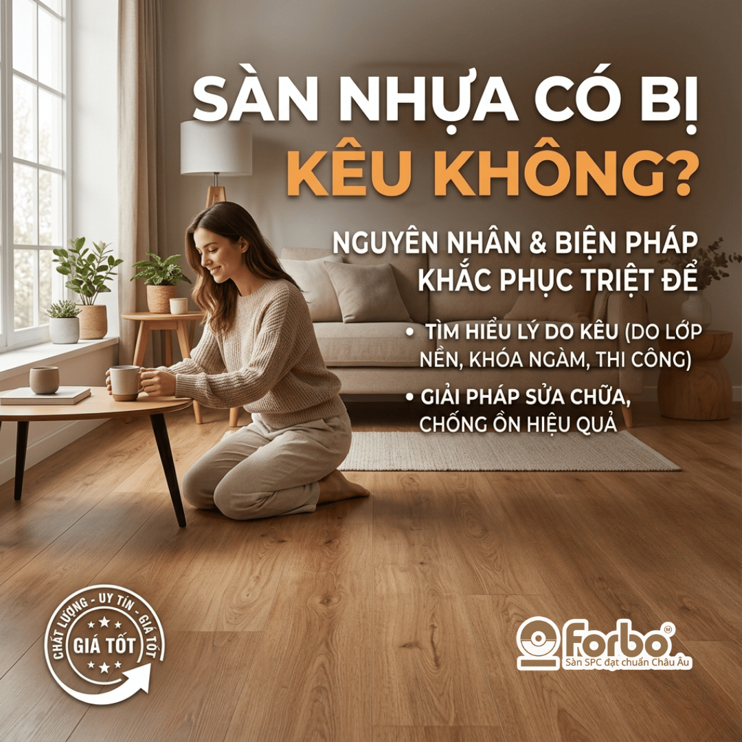 SÀN NHỰA CÓ BỊ KÊU KHÔNG? NGUYÊN NHÂN VÀ BIỆN PHÁP KHẮC PHỤC TRIỆT ĐỂ 2026