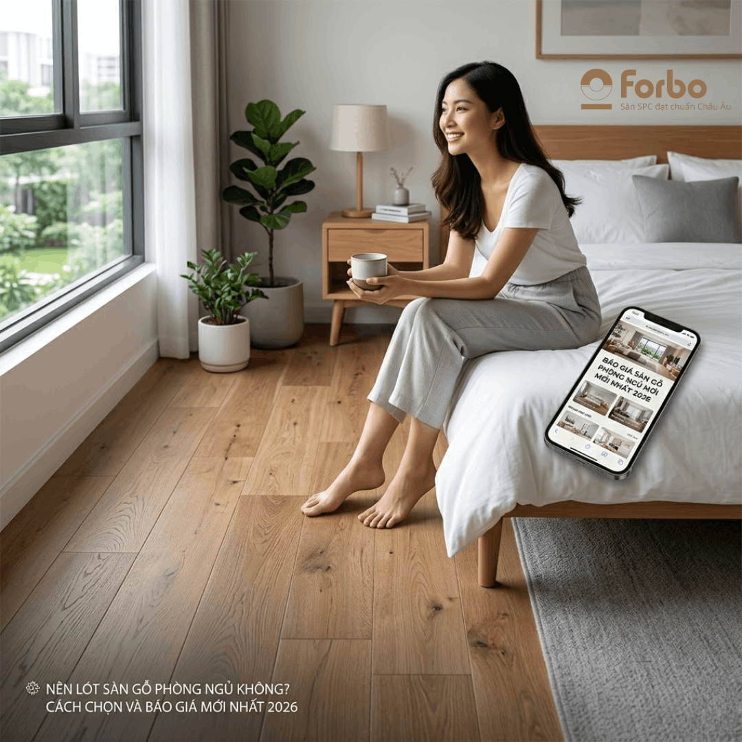 NÊN LÓT SÀN GỖ PHÒNG NGỦ KHÔNG? CÁCH CHỌN VÀ BÁO GIÁ MỚI NHẤT 2026