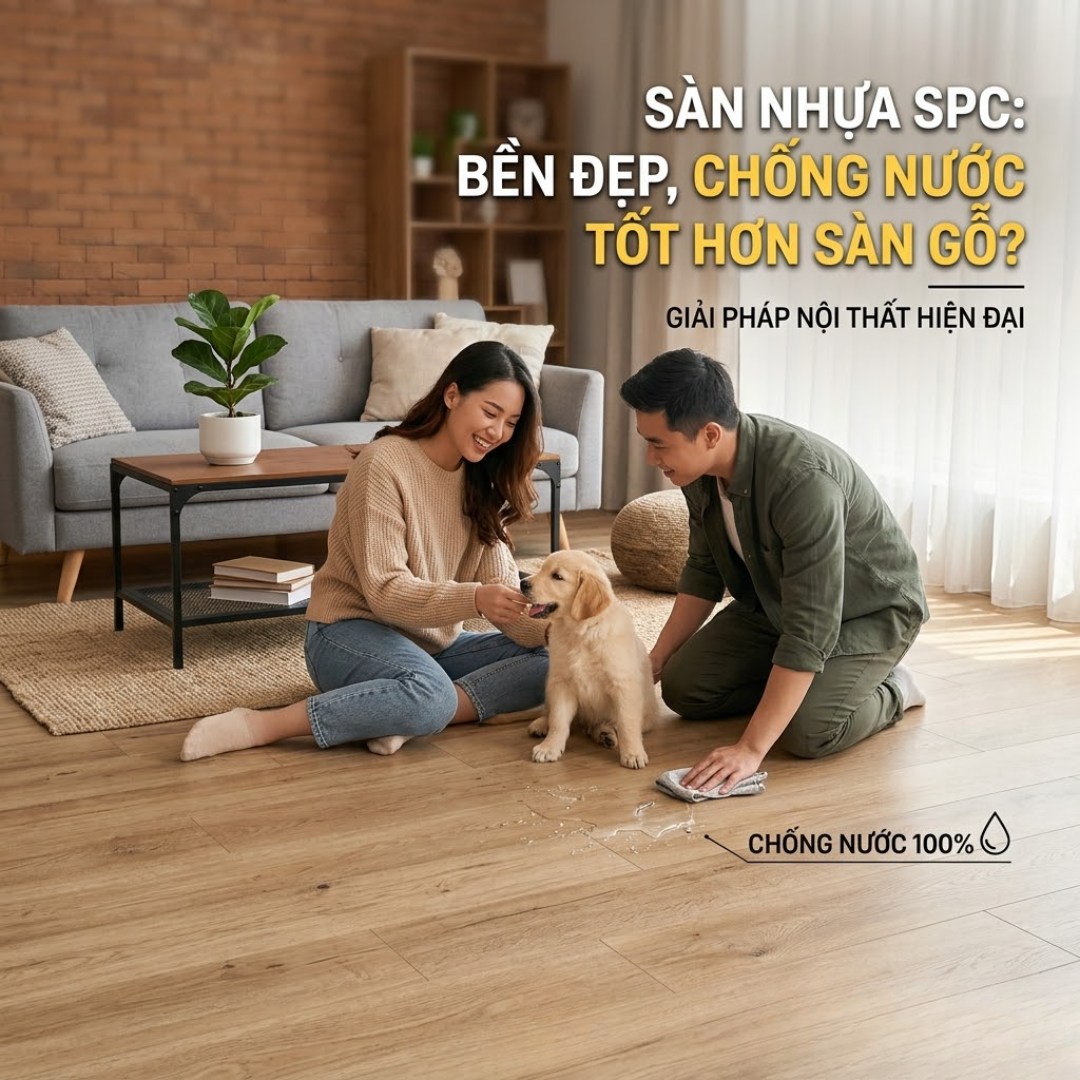 NÊN LÀM SÀN GỖ CÔNG NGHIỆP HAY SÀN NHỰA SPC? SO SÁNH CHI TIẾT 2026