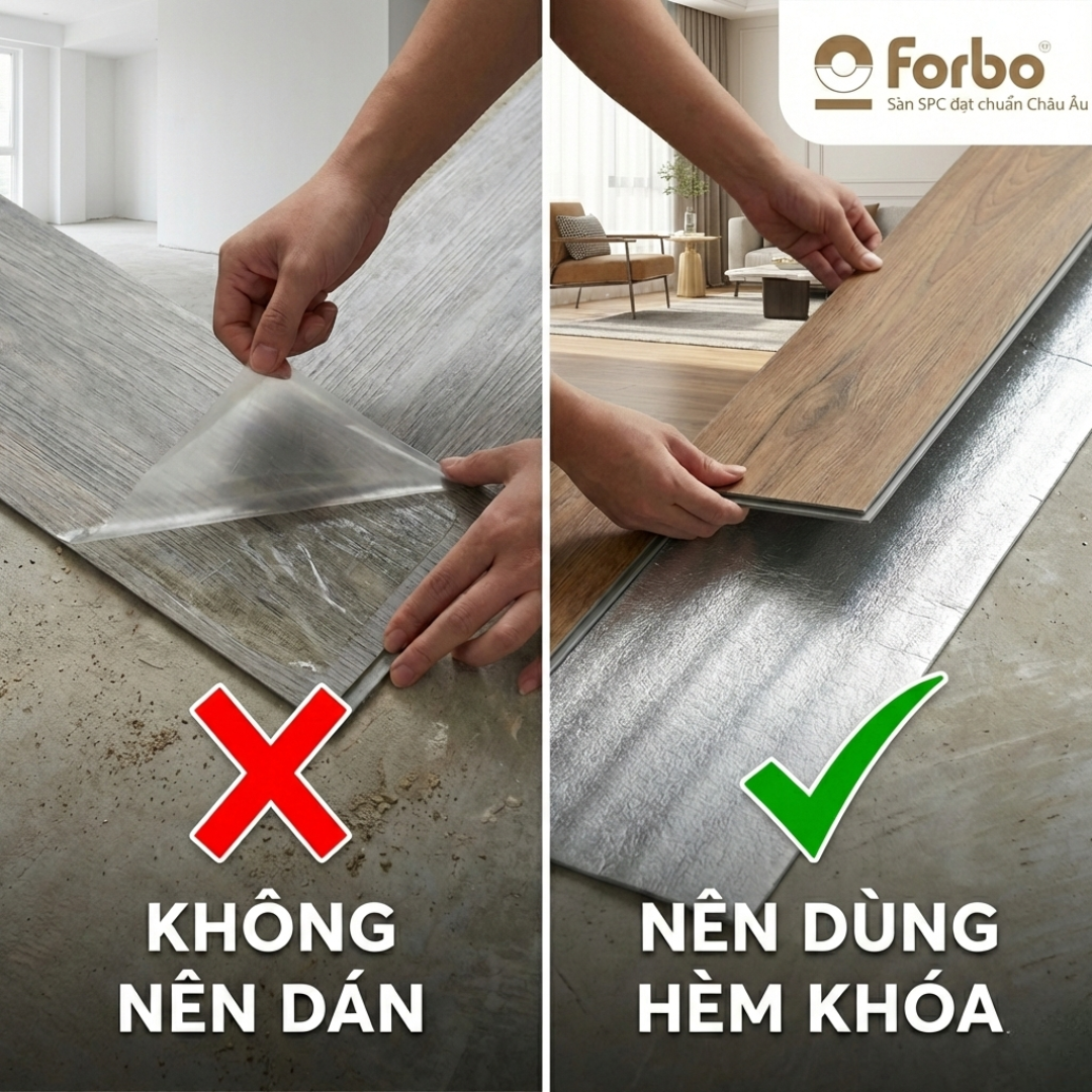 Nền xi măng, bê tông có làm sàn dán được không? Giải pháp từ Forbo