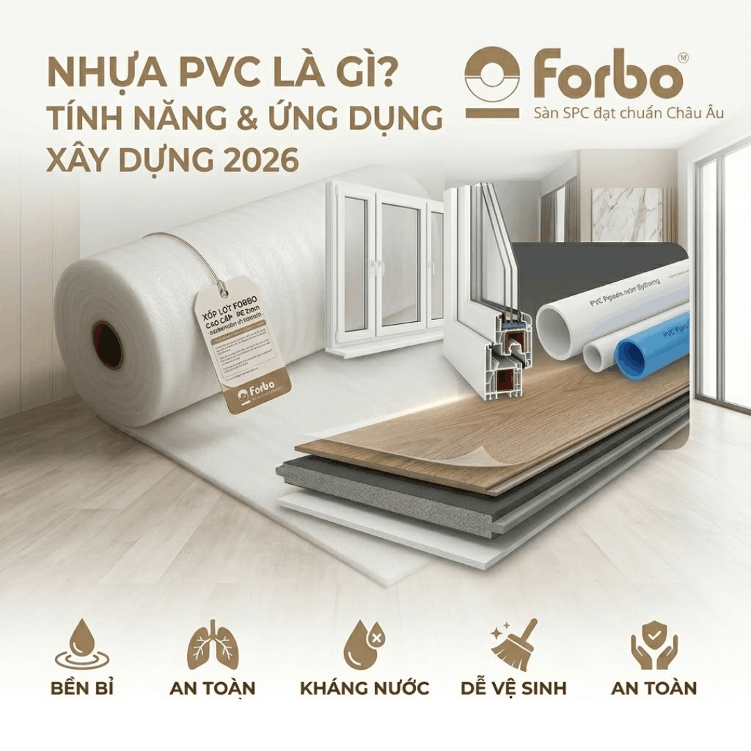 NHỰA PVC LÀ GÌ? TÍNH NĂNG VÀ ỨNG DỤNG TRONG XÂY DỰNG 2026