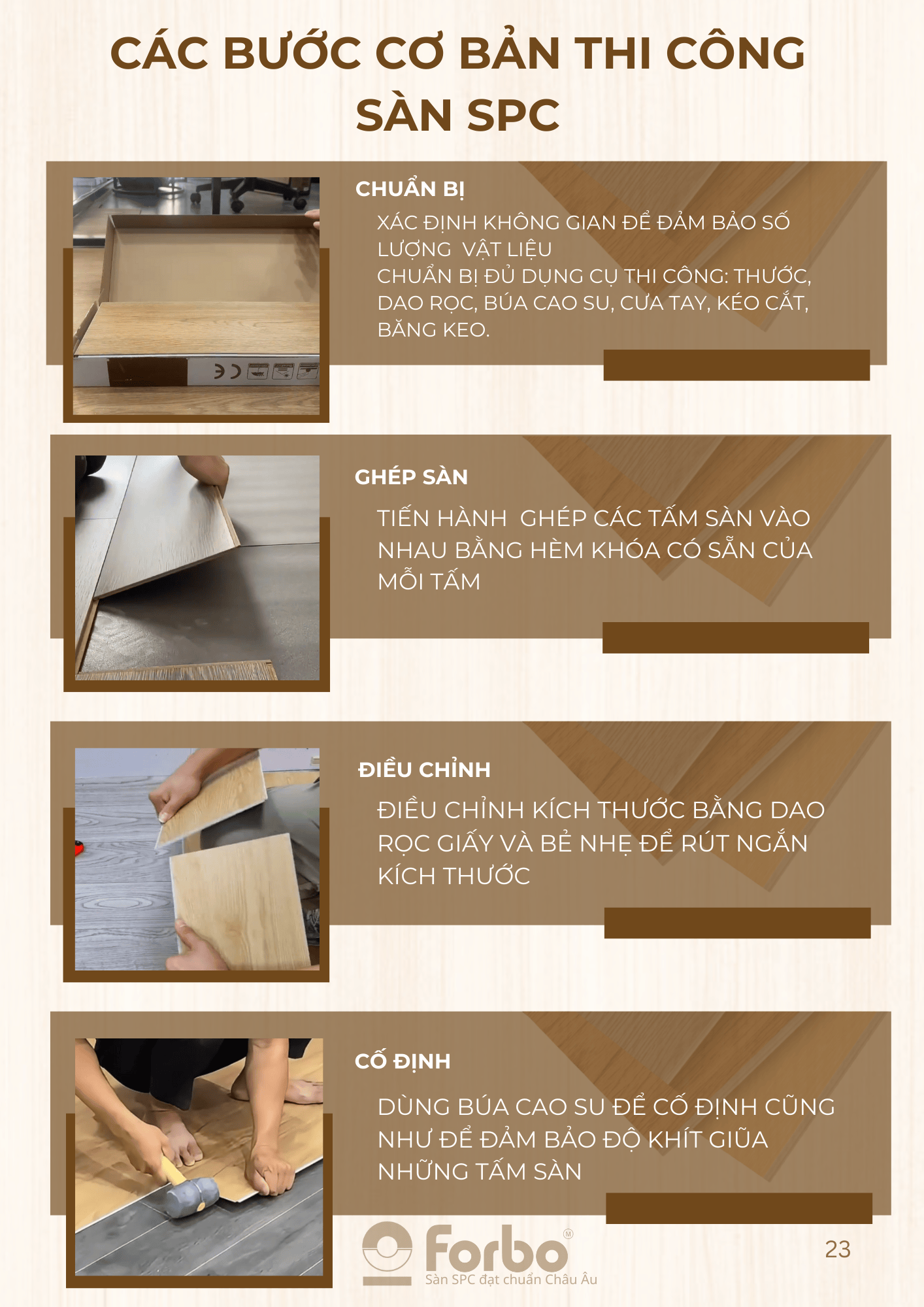 Quy Trình Thi Công Sàn SPC Chuẩn Kỹ Thuật: Hướng Dẫn Lắp Đặt Sàn Nhựa Giả Gỗ Hẻm Khóa