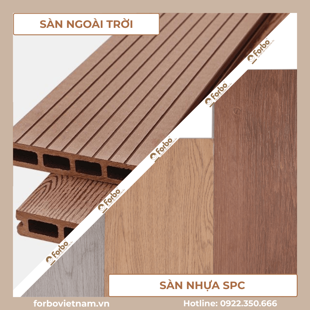 Có Dùng Sàn Nhựa Ngoài Trời Lót Trong Nhà Được Không? So Sánh Với Sàn SPC & Sàn Chịu Lực