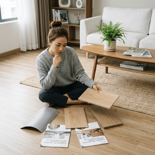 PHÂN BIỆT CÁC LOẠI NHỰA TRONG XÂY DỰNG: PVC, SPC VÀ NHỰA GIẢ GỖ 2026