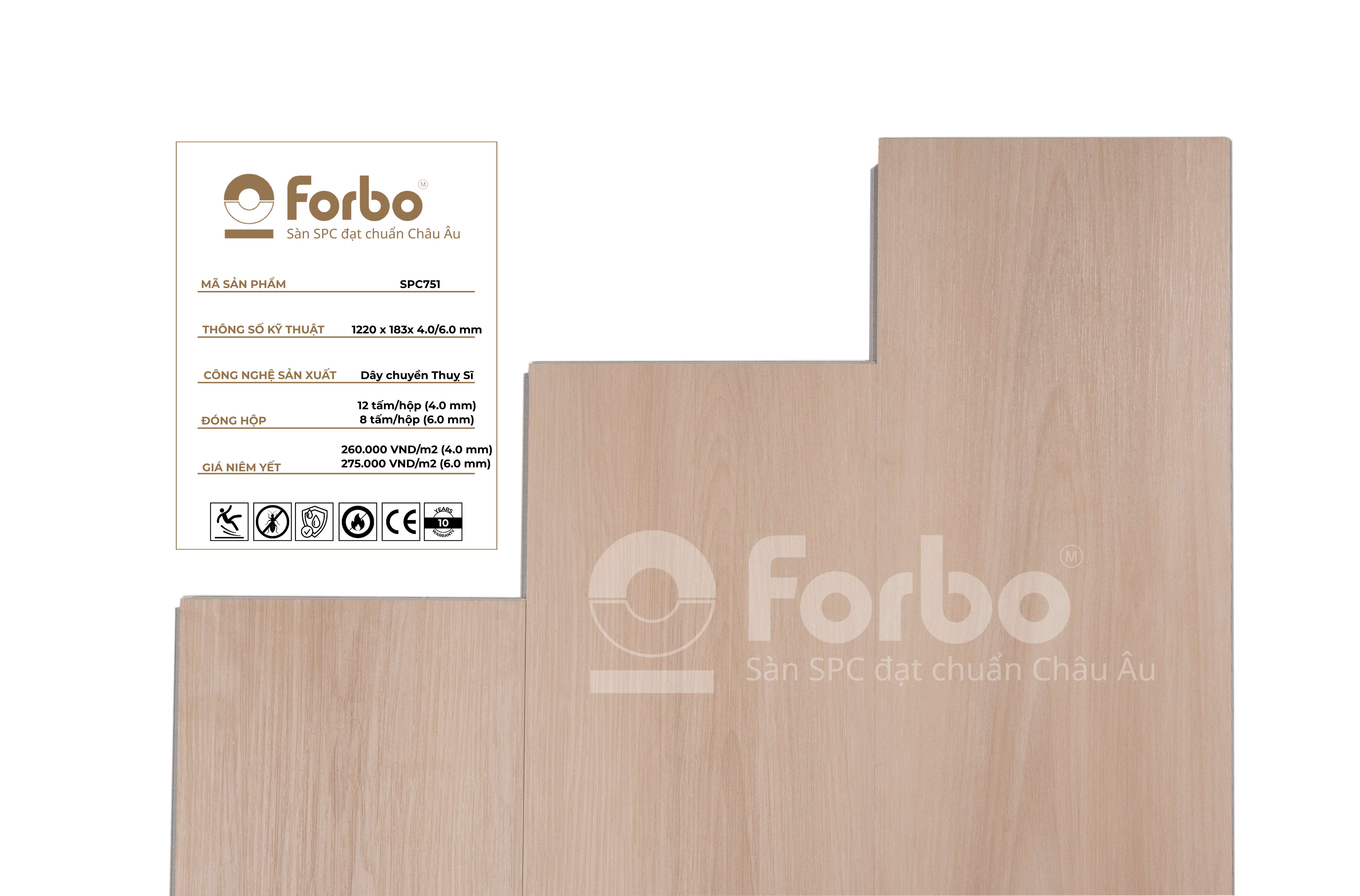 Sàn nhựa Forbo Nuvia SPC 751