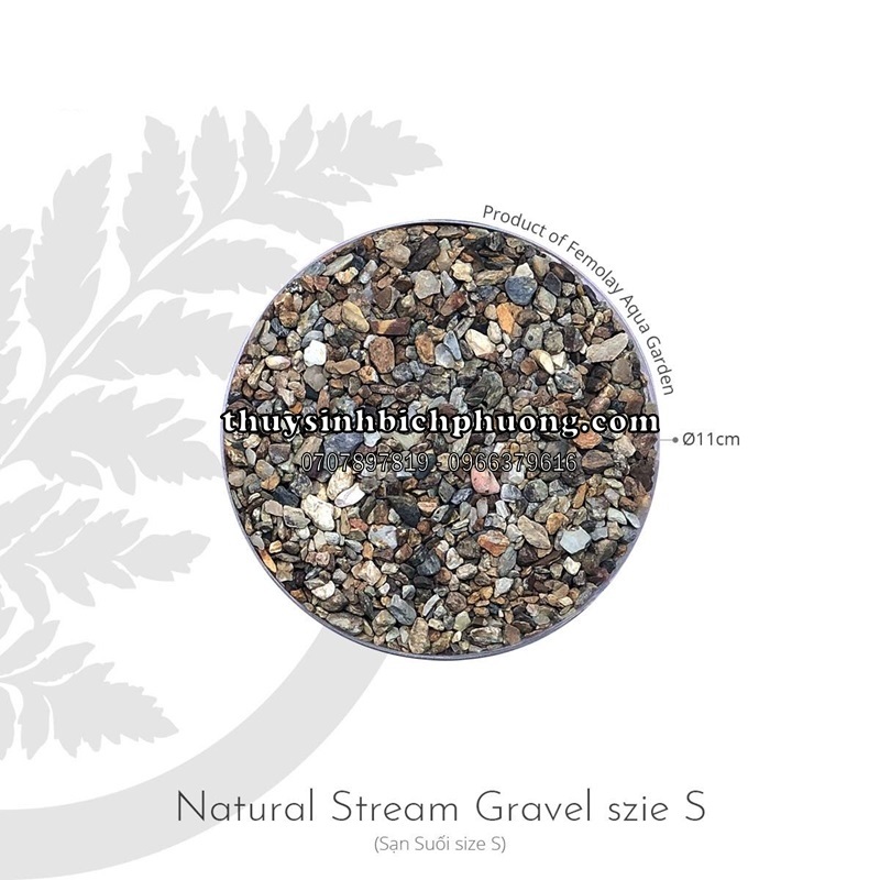FEMOLAY NATURAL STREAM GRAVEL SIZE S - SẠN SUỐI TỰ NHIÊN
