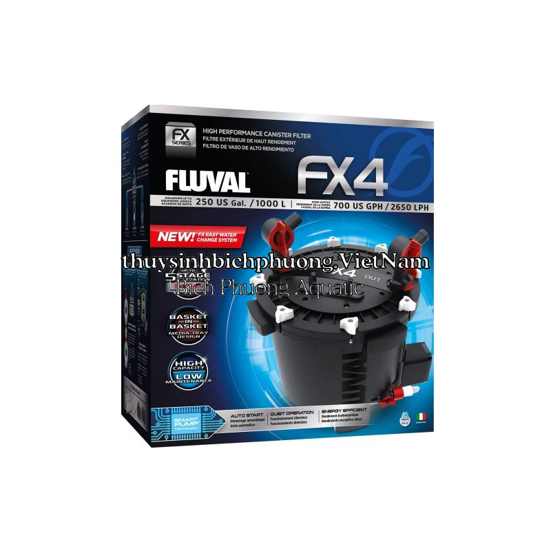 FLUVAL FX4 FILTER - LỌC THÙNG CAO CẤP