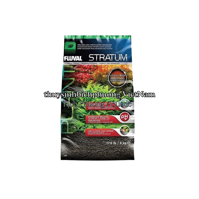 FLUVAL STRATUM 8KG  - PHÂN NỀN / ĐẤT NỀN THỦY SINH